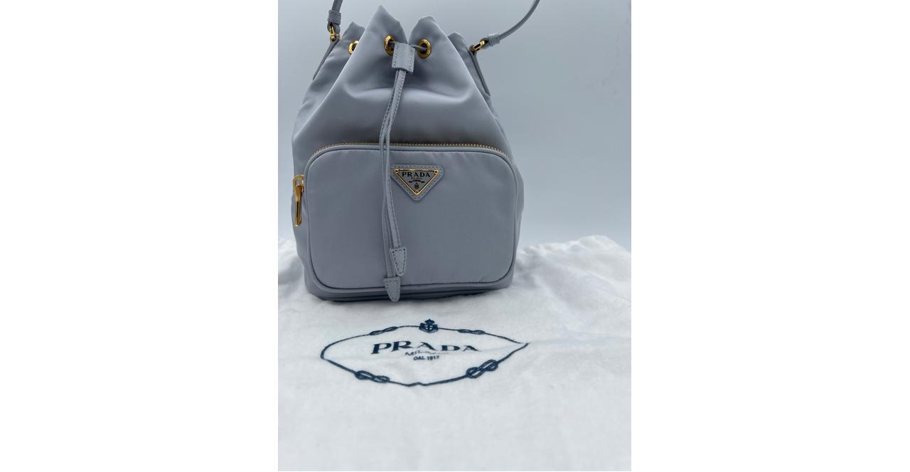 PRADA PRADA DUET RE-NYLON BUCKET SHOULDER BAG - EZPAWN