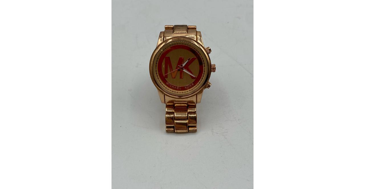 michael kors womens watch leather strap